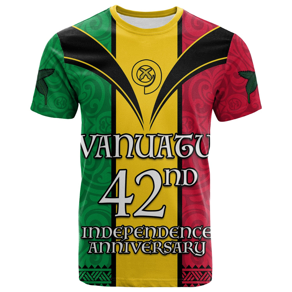(Custom Text and Number) Vanuatu 1980 T Shirt Vanuatuan Independence Day LT13 - Polynesian Pride
