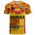 Papua New Guinea Rugby T Shirt PNG Kumuls Bird Of Paradise Yellow LT14 Adult Yellow - Polynesian Pride