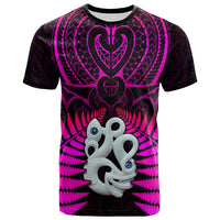 Aotearoa Fern T Shirt New Zealand Hei Tiki Purple Style LT13 Purple - Polynesian Pride