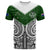 (Custom Text and Number) New Zealand Silver Fern Rugby T Shirt Maori Pacific LT14 White - Polynesian Pride