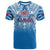 (Kuini Dar) Samoa Rugby T Shirt Toa Samoa Polynesian Pacific Blue Version LT14 - Polynesian Pride