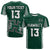(Custom Text and Number) Hawaii Football T Shirt Kakau Warrior Be Stronger LT13 Green - Polynesian Pride