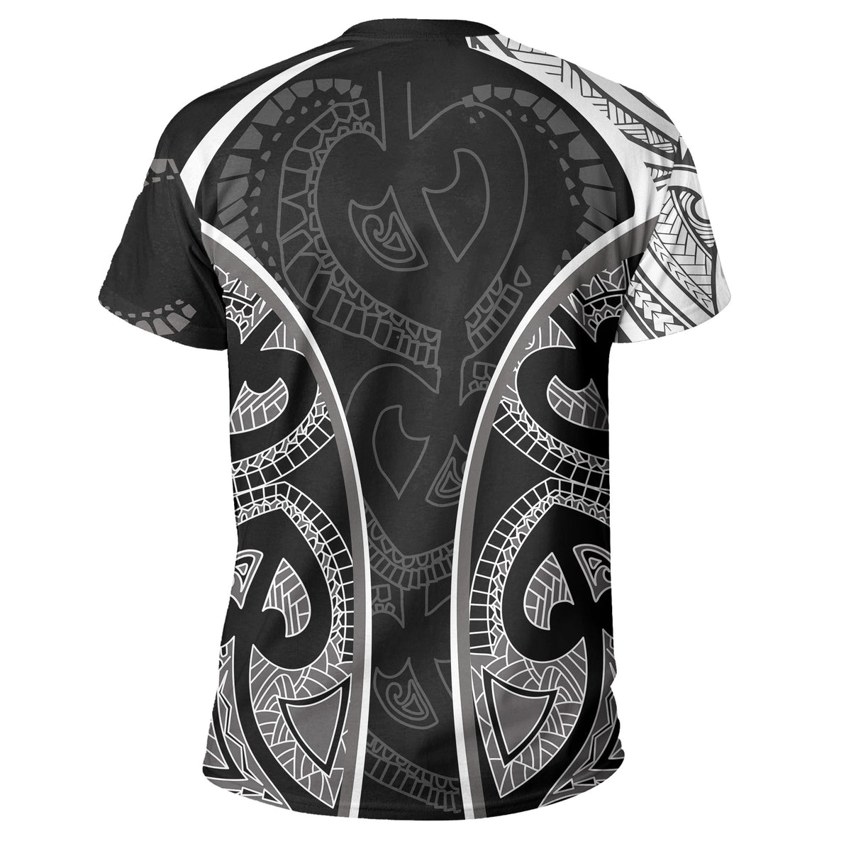 Maori Ta Moko Tattoo T Shirt, Rugby Shirt - Polynesian Pride