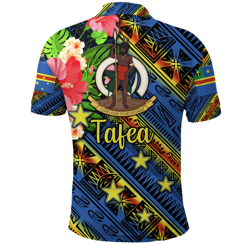 Vanuatu Tafea Polo Shirt Independence Be Proud LT8 - Polynesian Pride