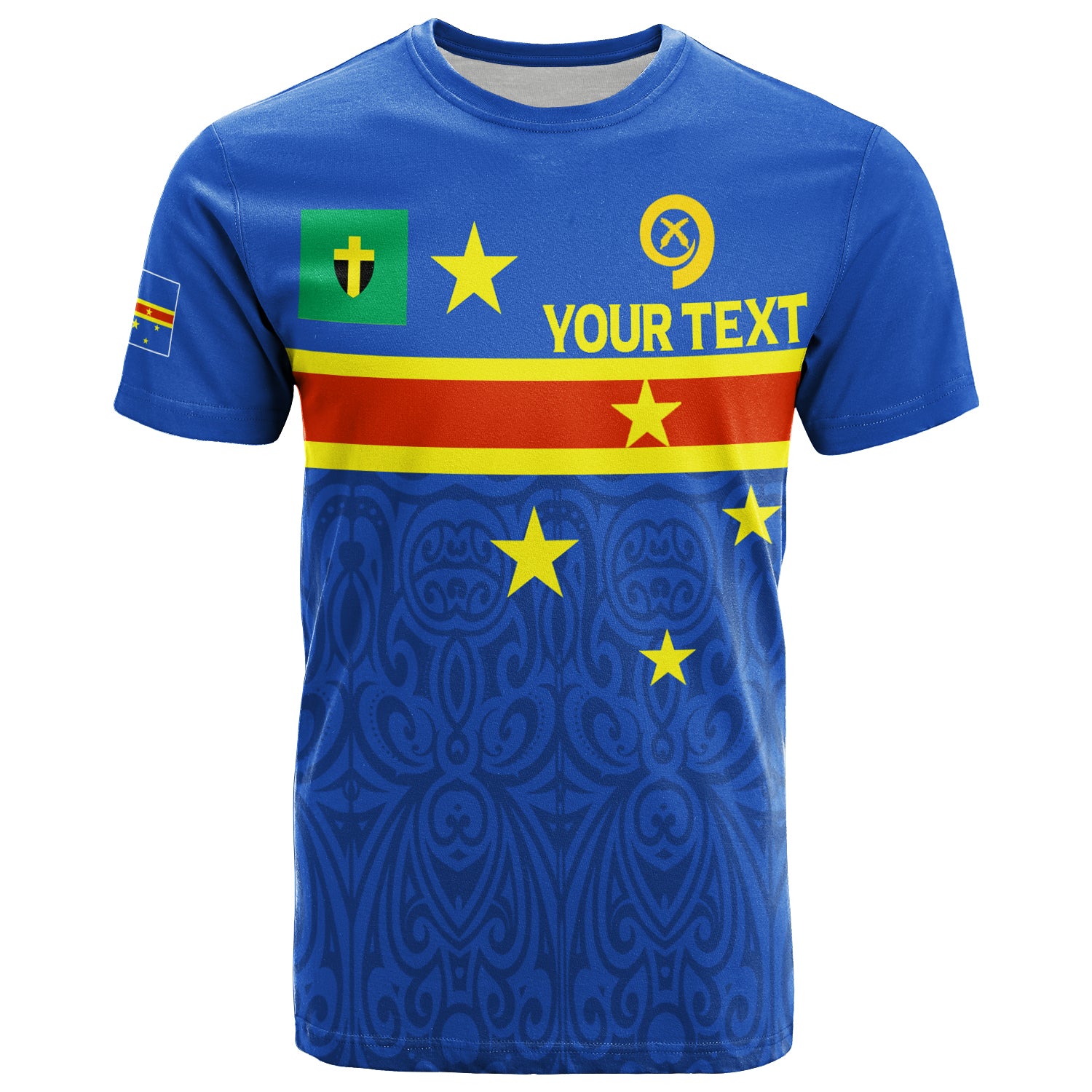Custom Vanuatu Tafea Province T Shirt Flag Style LT12 Unisex Blue - Polynesian Pride