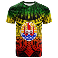 Tahiti T Shirt Reggae Classic Vignette Style Unisex Art - Polynesian Pride