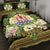 Tahiti Quilt Bed Set - Polynesian Gold Patterns Collection