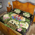 Tahiti Quilt Bed Set - Polynesian Gold Patterns Collection