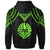 Tahiti Hoodie Polynesian Armor Style Green - Polynesian Pride