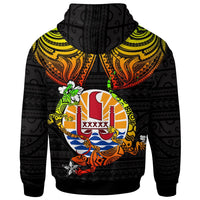 Tahiti Custom Hoodie Lizard Good Chest - Polynesian Pride