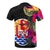Tahiti T Shirt Hibiscus Polynesian Pattern - Polynesian Pride