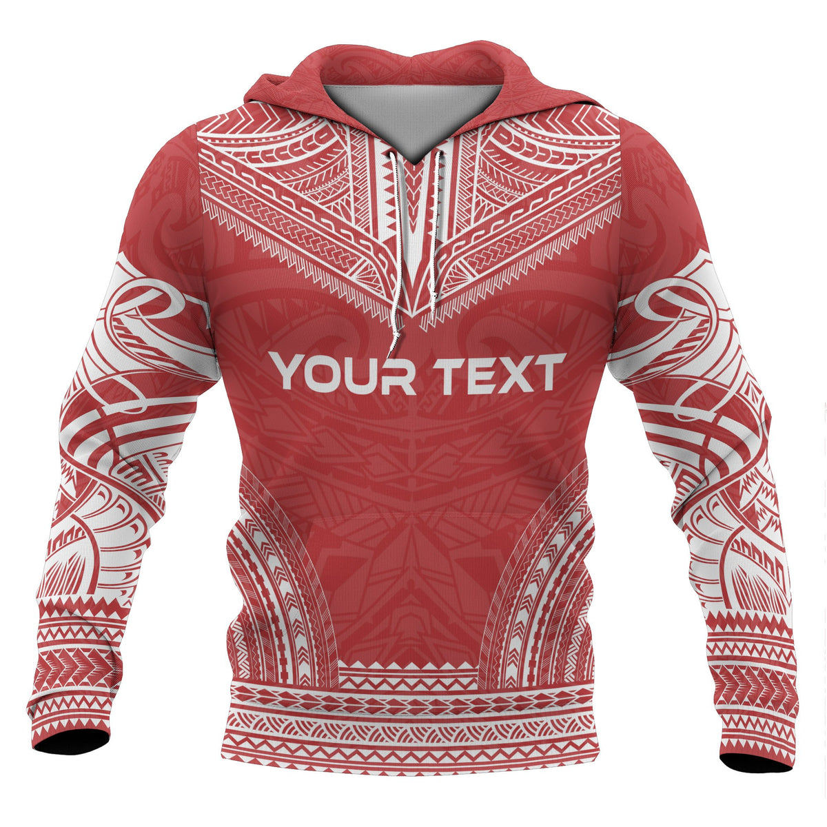 Tahiti Polynesian Chief Custom Hoodie Flag Version - Polynesian Pride