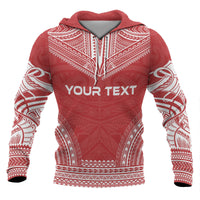 Tahiti Polynesian Chief Custom Hoodie Flag Version - Polynesian Pride