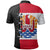 French Polynesia Polo Shirt French Polynesia Flag Sewing Style - Polynesian Pride