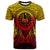 Tahiti T Shirt Circle Pattern Yellow Unisex Yellow - Polynesian Pride