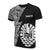 Tahiti T Shirt Polynesian Patter White Flash Style Unisex White - Polynesian Pride