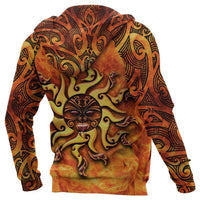 Maori Hoodie Tamanuitera The Sun - Polynesian Pride