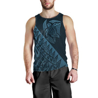 Hawaii Turtle Kanaka Polynesian Men's Tank Top - Sky Style - AH - Polynesian Pride