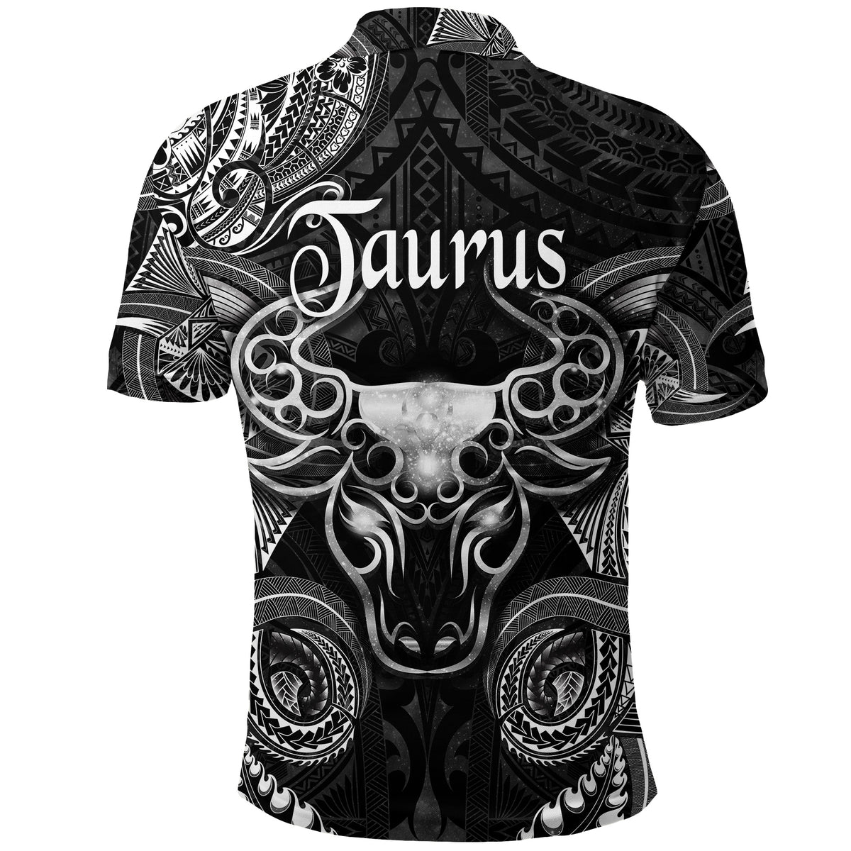 Taurus Zodiac Polynesian Polo Shirt Unique Style Black LT8 - Polynesian Pride