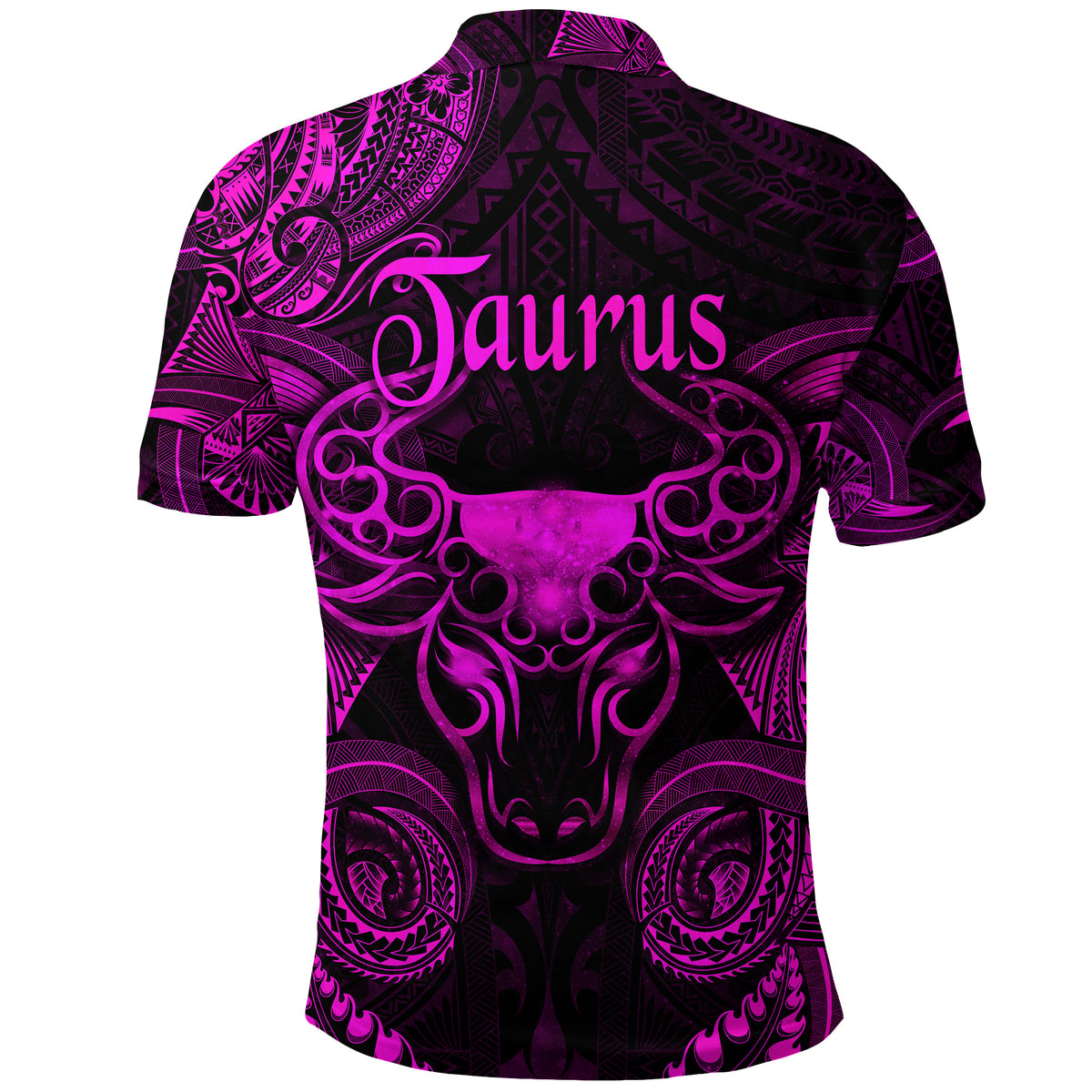 Taurus Zodiac Polynesian Polo Shirt Unique Style Pink LT8 - Polynesian Pride