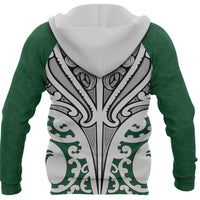 New Zealand Maori Zip Hoodie, Te Manaia Tattoo Full Zip Hoodie - Polynesian Pride