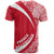 French Polynesia T Shirt Coat of Arm Lauhala Circle - Polynesian Pride