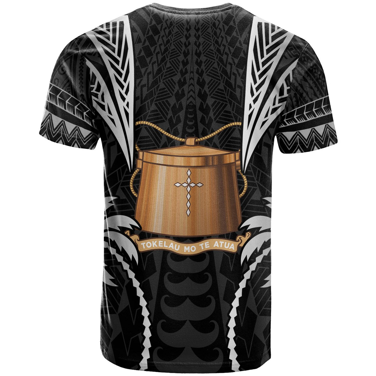 Tokelau T Shirt Blood Runs Through My Veins Style Black - Polynesian Pride