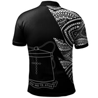 Tokelau Custom Polo Shirt Flash Style White - Polynesian Pride