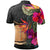 Tokelau Polo Shirt Polynesian Hibiscus Pattern - Polynesian Pride
