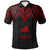 Tokelau Polo Shirt Polynesian Armor Style Red Unisex Red - Polynesian Pride