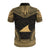 Tokelau Custom Polo Shirt Tokelauan Flag Polynesian Chief Tattoo Gold Version - Polynesian Pride