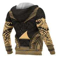 Tokelau Polynesian Chief Custom Hoodie Gold Version - Polynesian Pride