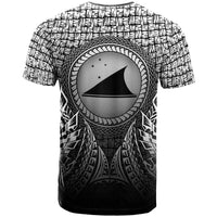 Tokelau T Shirt Circle Pattern Black - Polynesian Pride