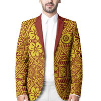 Tonga Tonga High School Blazer Kupesi Vibes - Maroon LT8 Unisex Maroon - Polynesian Pride