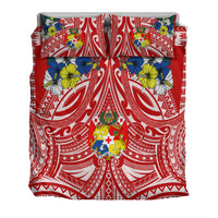 Tonga Bedding Set - Polynesian Pattern Red Color LT7 - Polynesian Pride