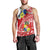 Tonga Men's Tank Top - Polynesian Pattern Red Color LT7 Red - Polynesian Pride