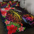 Tonga Quilt Bed Set - Tropical Hippie Style Black - Polynesian Pride