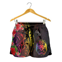 Tonga Women's Shorts - Tropical Hippie Style - Polynesian Pride