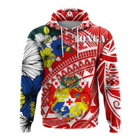 Tonga Hoodie Polynesian Pattern Red Color LT7 Unisex Red - Polynesian Pride