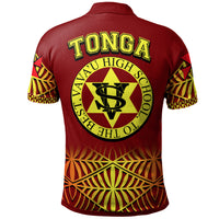 Tonga Custom Polo Shirt Tonga High School TapaTribal Pattern LT10 - Polynesian Pride