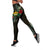 Tonga Hibiscus Leggings A7 Black - Polynesian Pride