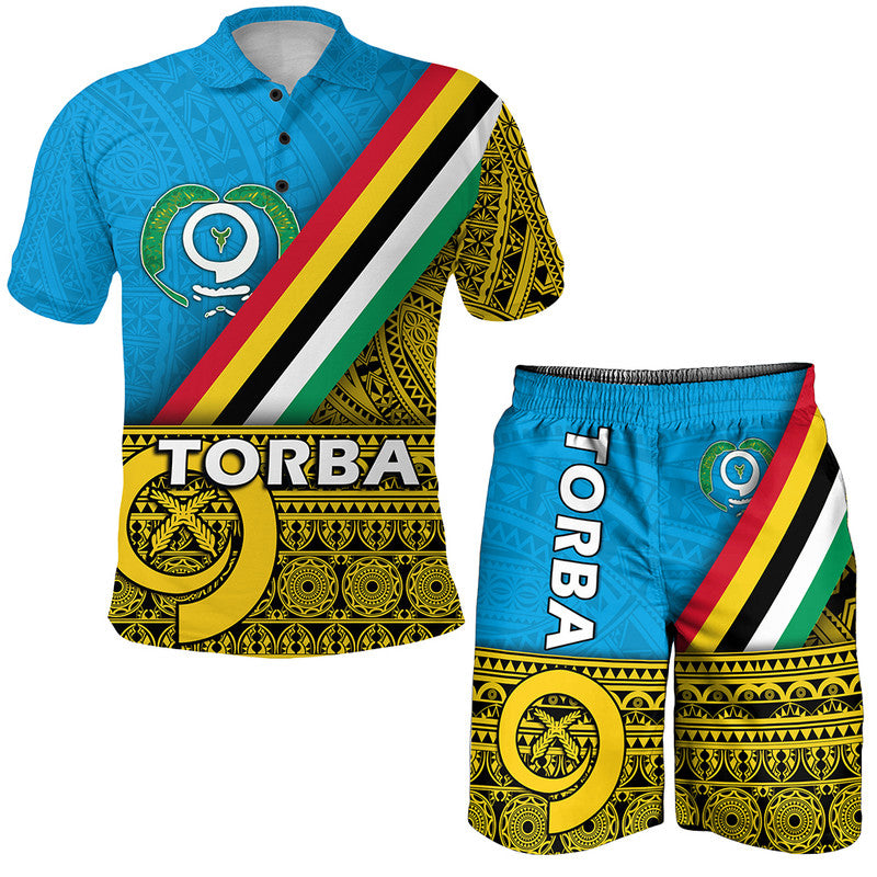 vanuatu-torba-province-day-combo-polo-shirt-and-men-short-torba-flag-color-style