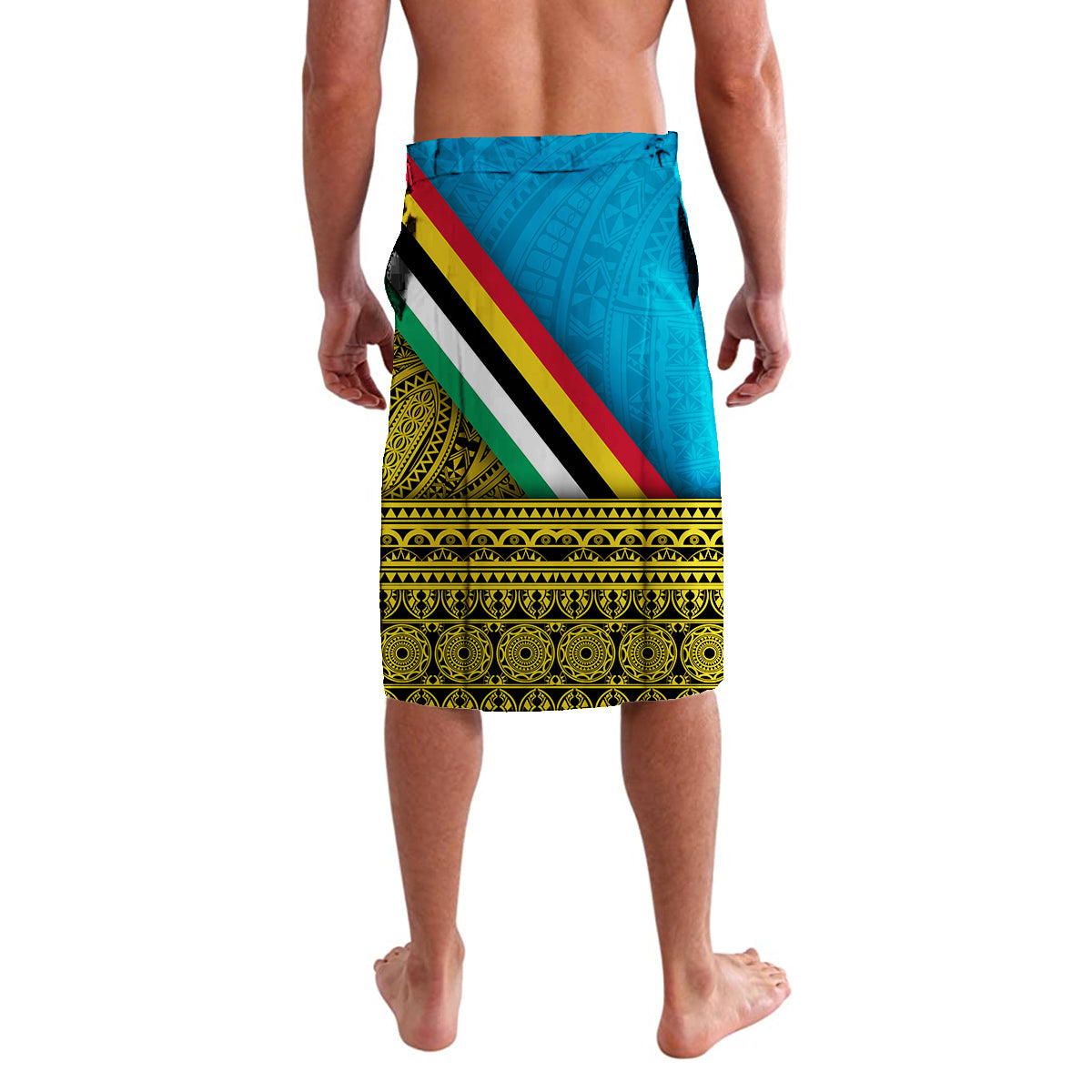 Custom Torba Vanuatu Province Day Lavalava Torba Flag Color Style LT9 - Polynesian Pride