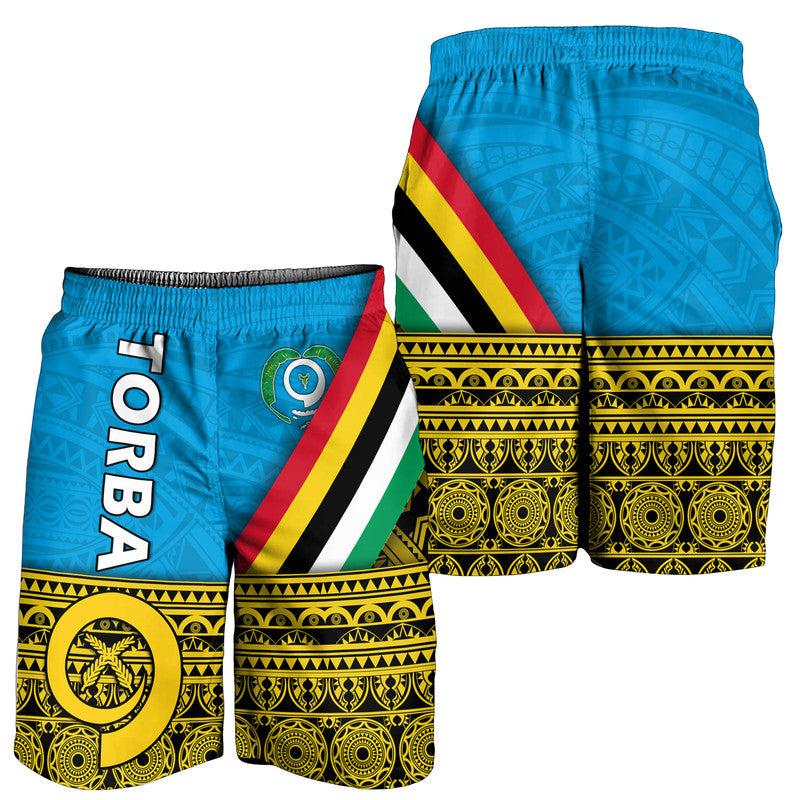 Vanuatu Torba Province Day Combo Men Tank Top and Men Short Torba Flag Color Style LT9 - Polynesian Pride