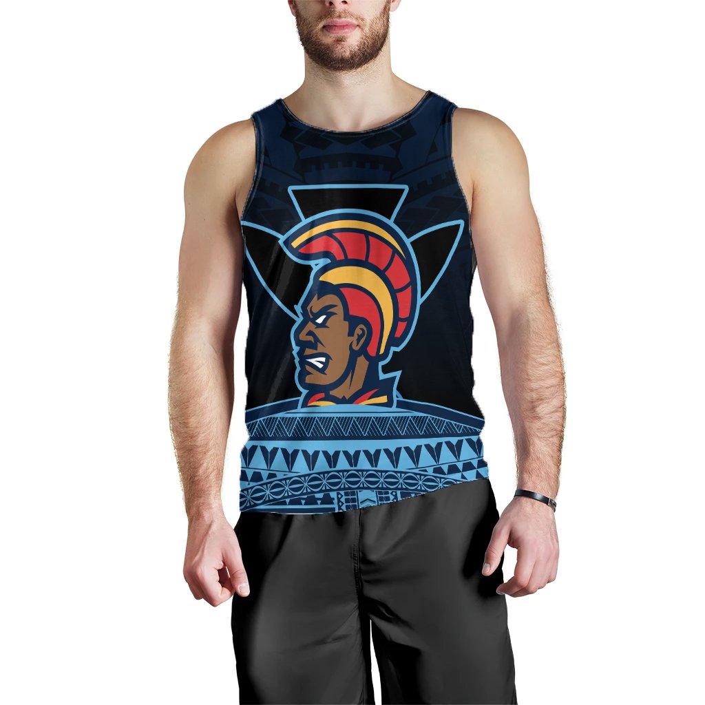 Hawaiian - Polynesian Kanaka Warrior Men's Tank Top - Strong Style - AH - Polynesian Pride