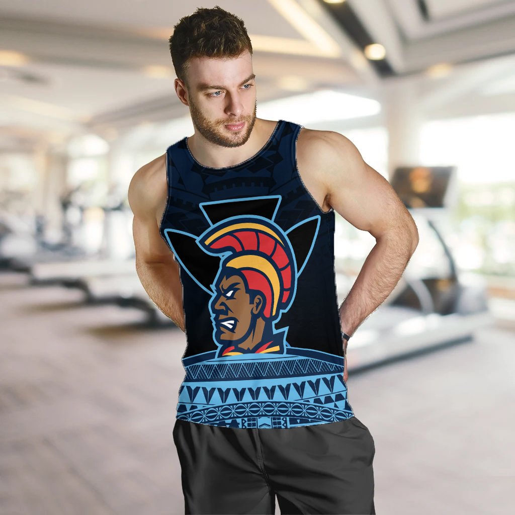 Hawaiian - Polynesian Kanaka Warrior Men's Tank Top - Strong Style - AH - Polynesian Pride