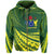 Cook Islands Polynesian Zipper Hoodie Tornado Style Unisex Black - Polynesian Pride