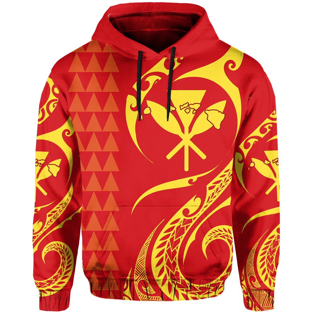 Kanaka Map Mauna Kea Polynesian Hoodie Felicity Style - Polynesian Pride