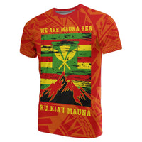 Hawaii We Are Mauna Kea Kanaka Maoli Flag T Shirt - Polynesian Pride