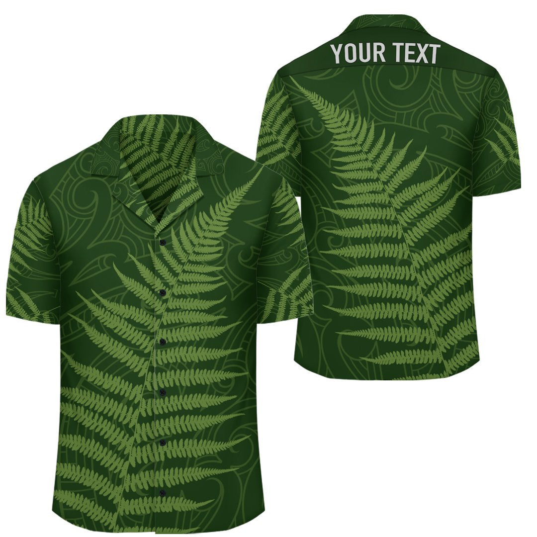 (Personalized) Hawaii Fern Leave Polynesian - Hawaiian Shirt - Melio Style Unisex Green - Polynesian Pride
